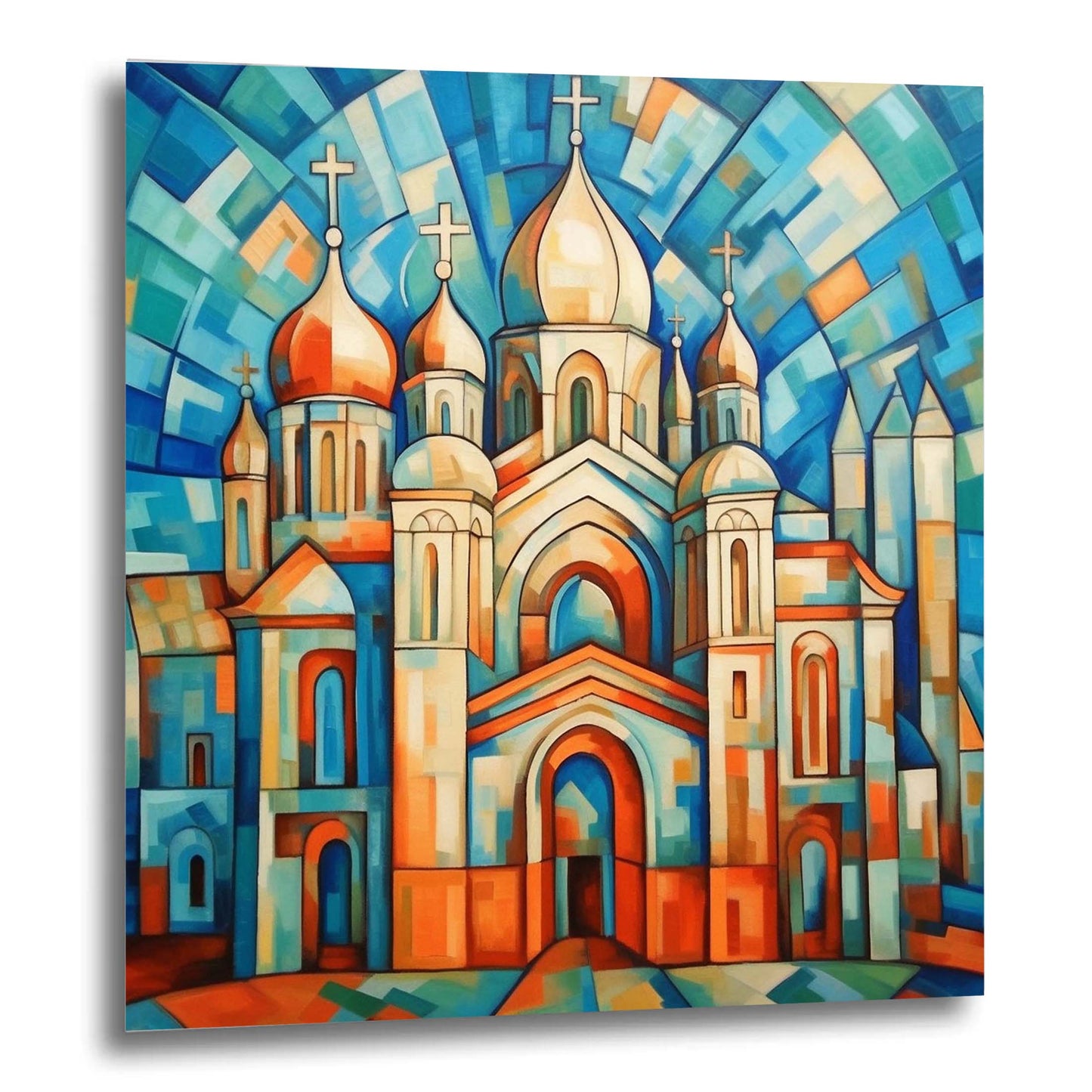 Kremlin de Moscou - peinture murale dans le style de l'expressionnisme