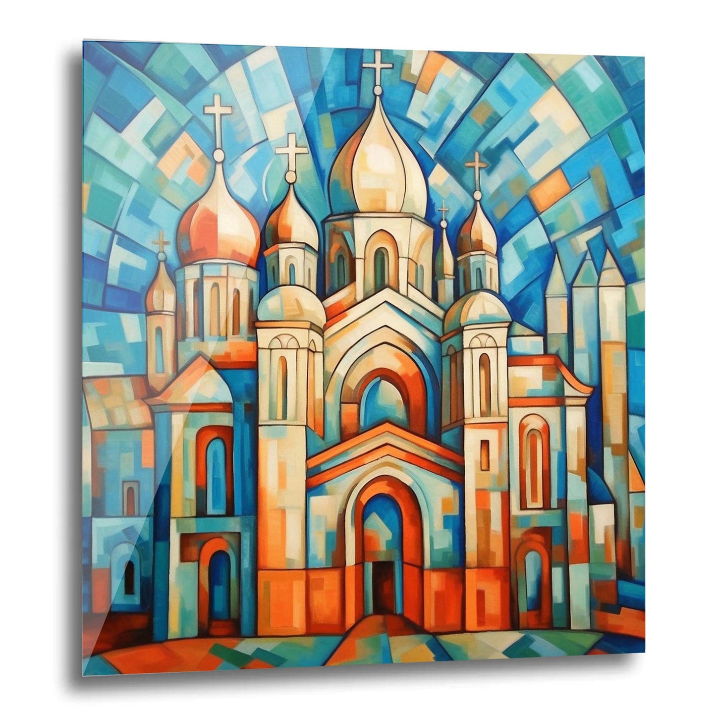Kremlin de Moscou - peinture murale dans le style de l'expressionnisme
