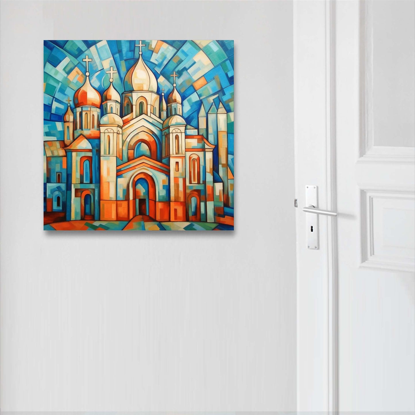 Kremlin de Moscou - peinture murale dans le style de l'expressionnisme