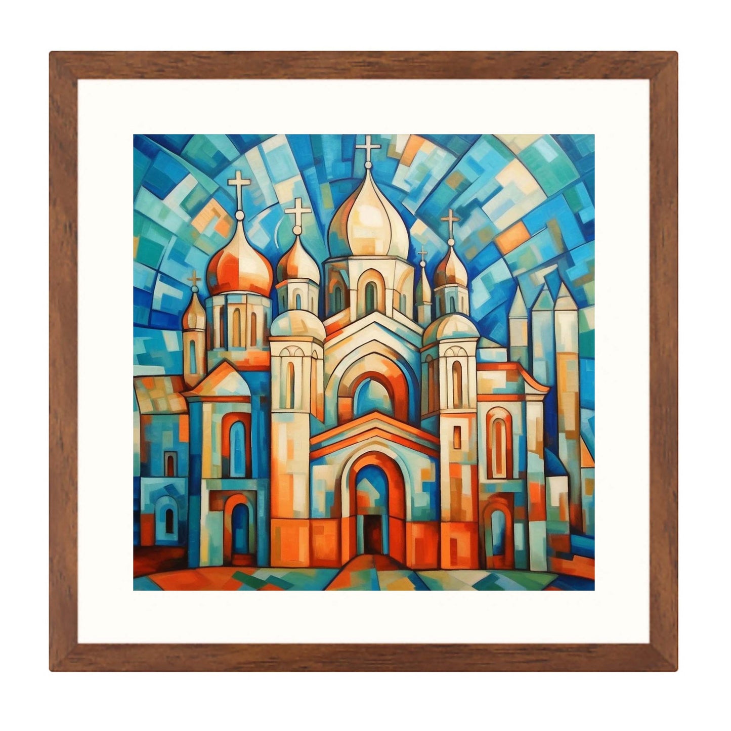 Kremlin de Moscou - peinture murale dans le style de l'expressionnisme