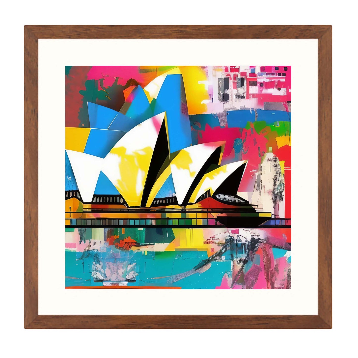 Sydney - Opera House - murale de style pop art
