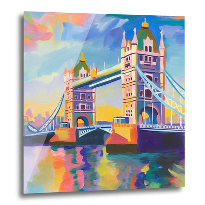 London Tower Bridge - Wandbild in der Stilrichtung des Impressionismus