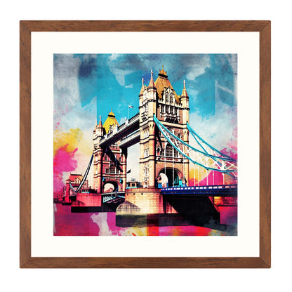 London Tower Bridge - Wandbild in der Stilrichtung der Pop Art