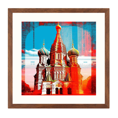 Moskau Kreml - Wandbild in der Stilrichtung der Pop-Art