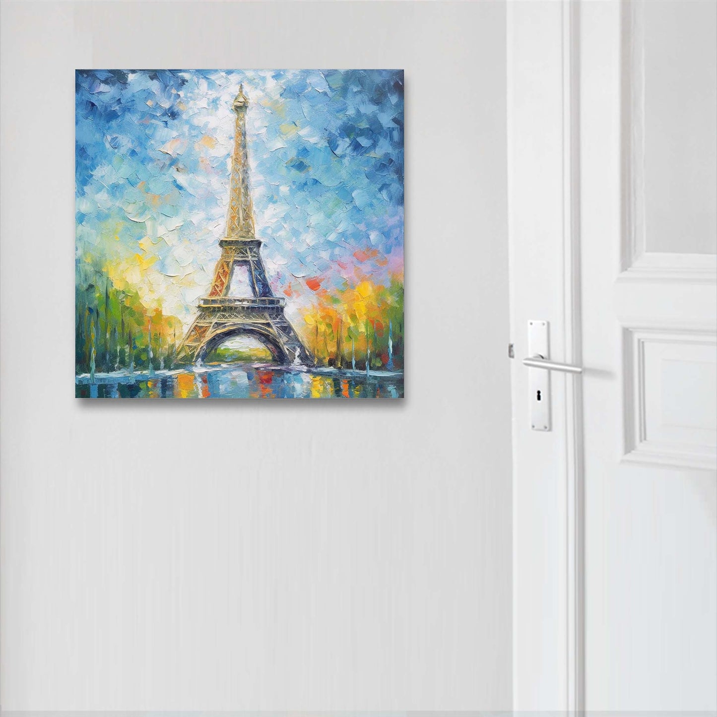 Paris Eiffelturm - Wandbild in der Stilrichtung des Impressionismus
