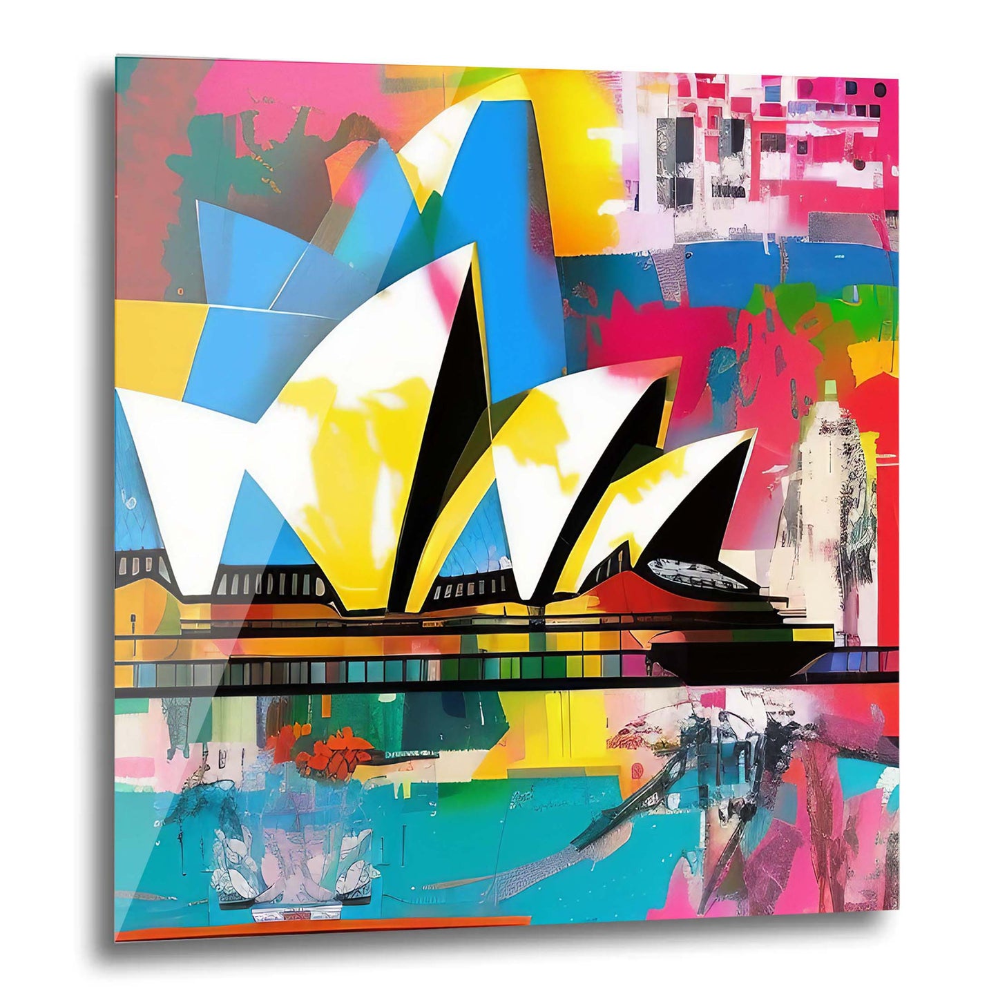 Sydney - Opera House - mural in pop art style