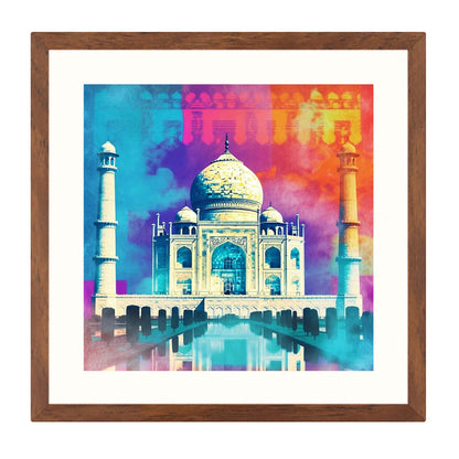 Taj Mahal - Wandbild in der Stilrichtung der Pop-Art