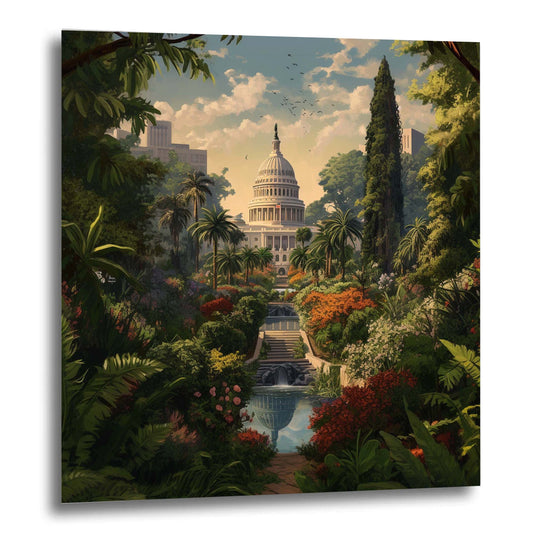 Washington Capitol - Urban Jungle themed mural